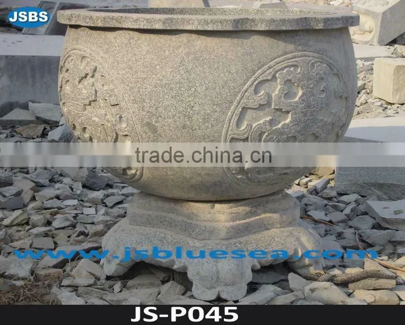 Antique marble planter