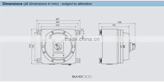 BLK Series Explosion-proof Motor Switches