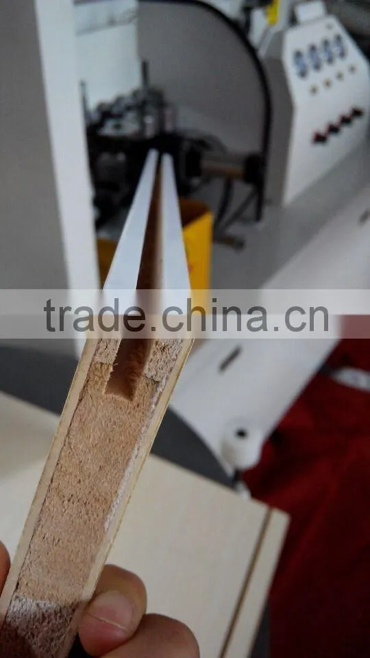KC307G Full automatic wood melamine edge banding machine with T-sloting / grooving function