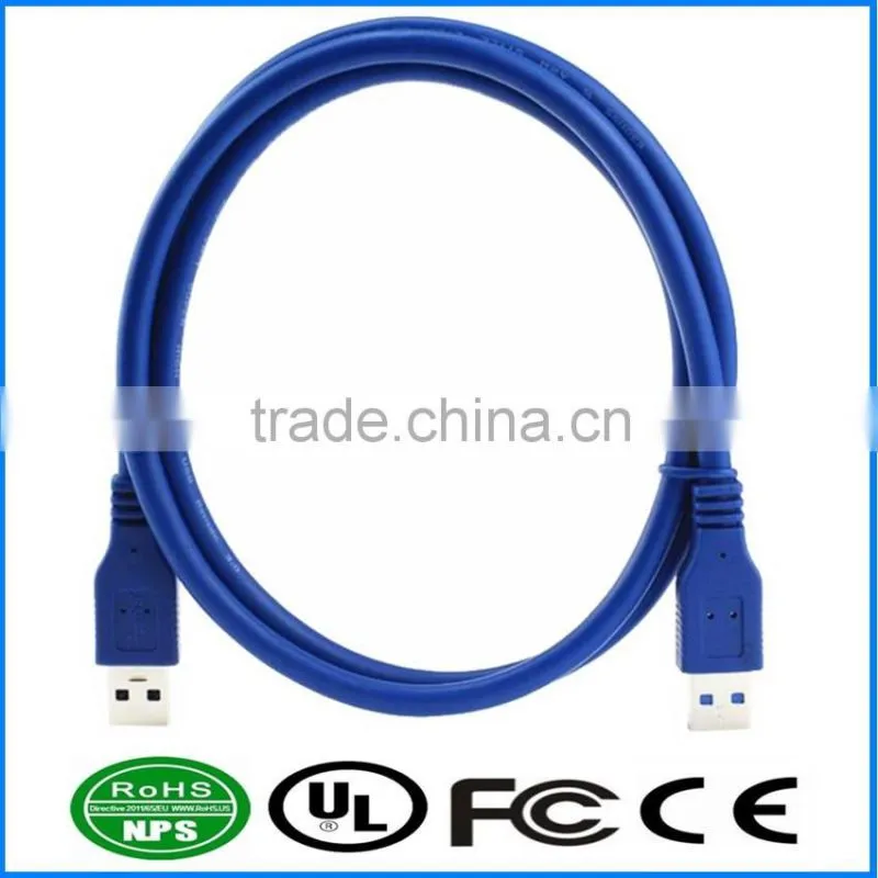USB3.0 AM To AM Cable Highspeed Connecting Datawire Copper Core For PC Computer Cable