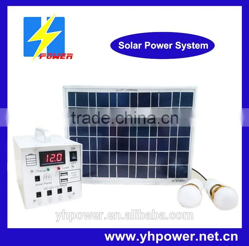 New Model 10W solar home light system kit