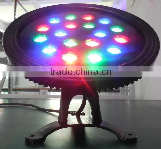 18*3W RGB wireless LED underwater light