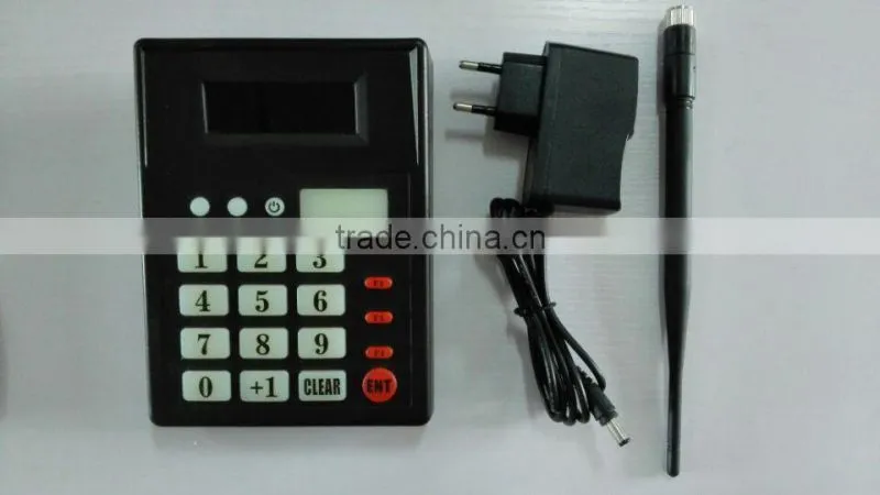 Kitchen Call Waiter System CE passed 433mhz restaurant call system digital electronic restaurant wireless sound system