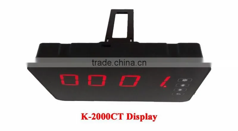 Wireless Table Bell System Factory Black Restaurant Buzzer Cafe Shop Menu-Holder Paging Table Calling Button With Best Price