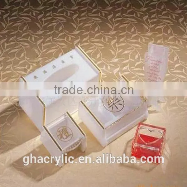 GH-RZ570 Shenzhen Guihe factory direct sale Durable ,customized acrylic tissue box cover