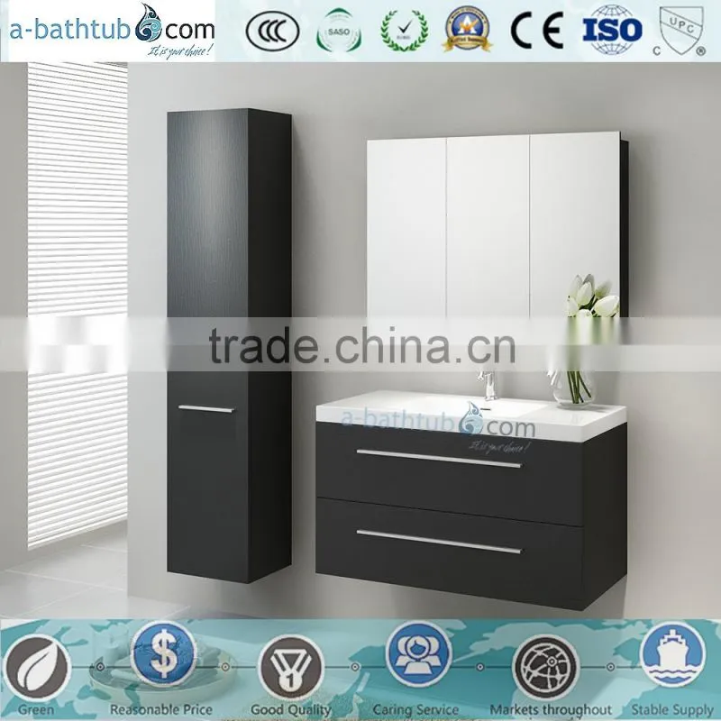 2016 double sink bathroom vanity made in china