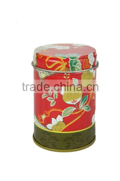 metal tin for tea
