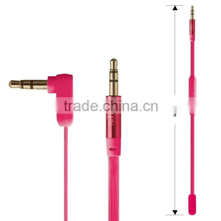 High Grade 3.5mm Jack Audio Video Cable with Volume Control