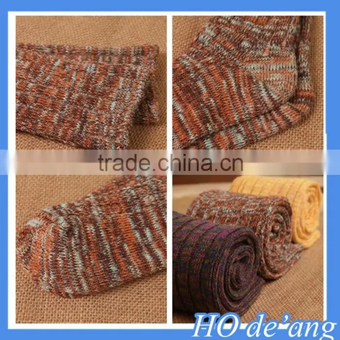 Hogift Autumn women socks warm thick needle cotton socks retro boots socks piles of socks MHo-213
