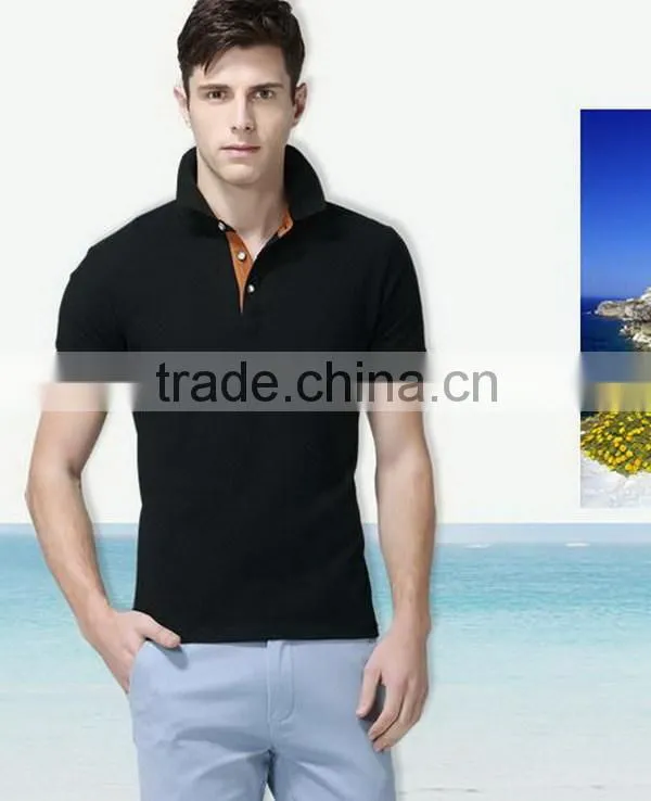New new coming striped men's two color polo shirts