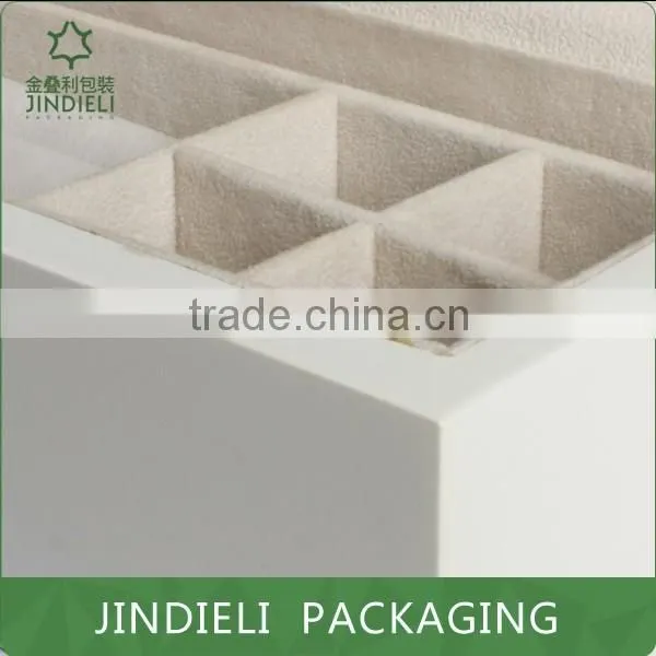 white elegant leather wooden jewelry packaging boxes