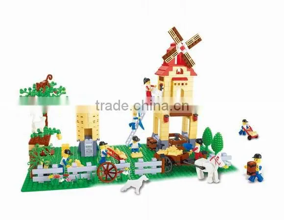 Good Quality Happy Farm Series Block Toy For Kids china import toys