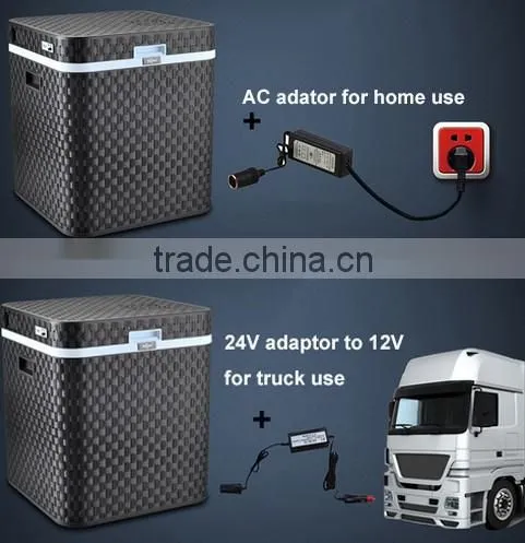 Portable Car Refrigerator cooler box with bottle opener