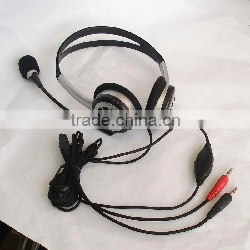 computer headphone with micphone