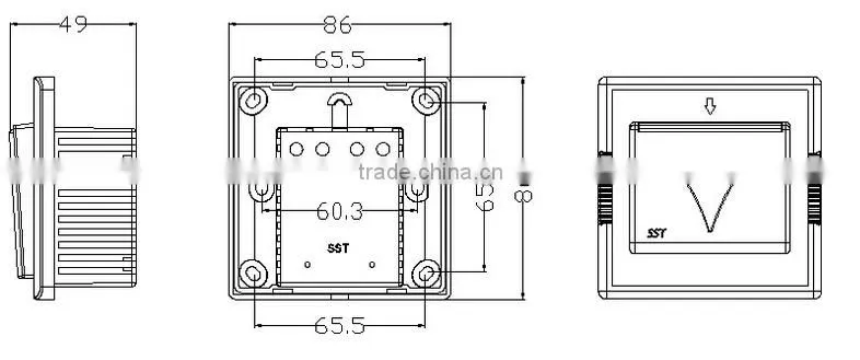 mifare wall switch for hotel use KS-C-503AQT
