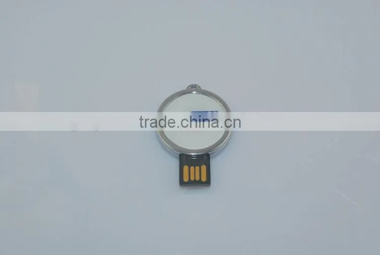 8G 16G round metal pen drive as promotional gift