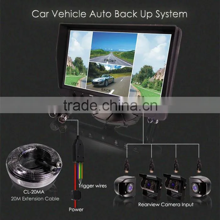 Free sample Night vision waterproof sunshade car rear view backup camera