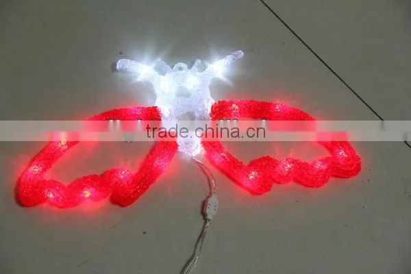 LED 3D acrylic motif butterfly light