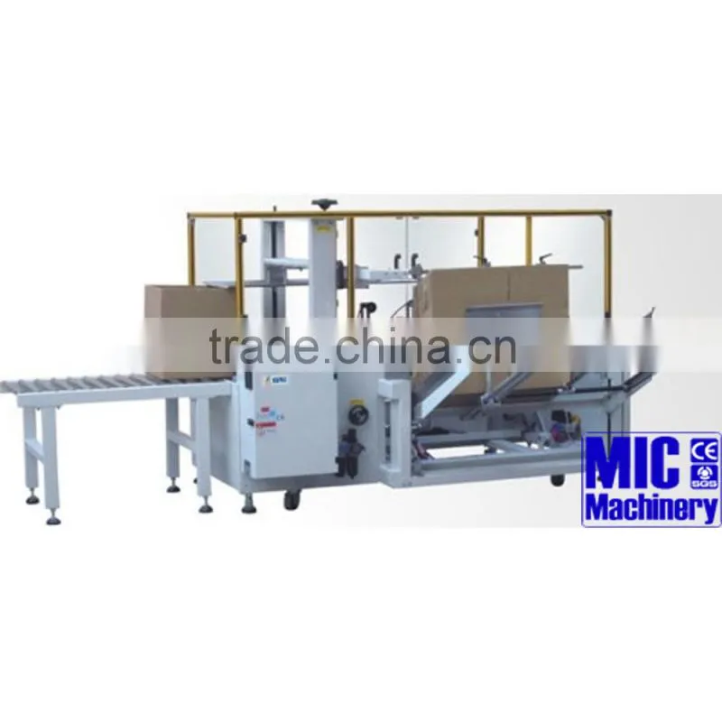 MIC-hot sale best quality automatic carton box packing machine cartooning machine bottle cartooning line