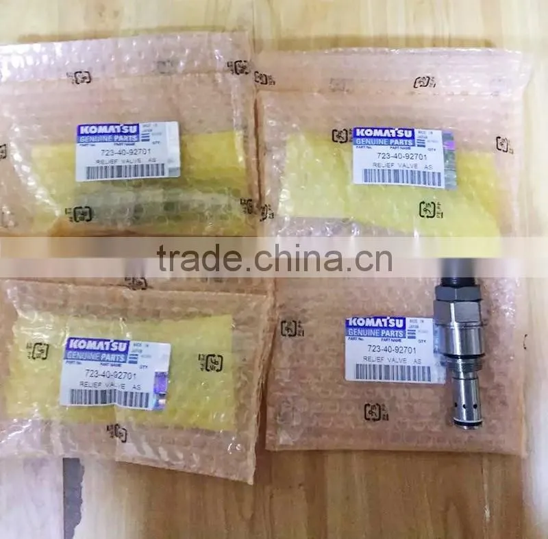 EXCAVATOR PC400-7 CONTROL VALVE 723-40-92701 VALVE ASSY RELIEF VALVE 723-47-27803