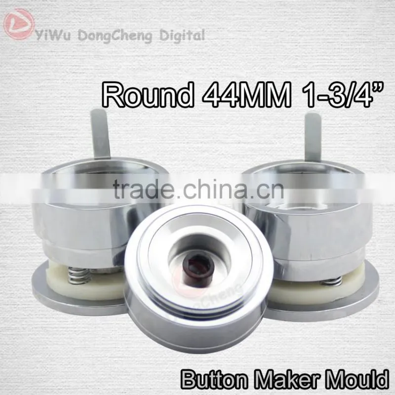 New Pro 1-3/4"44MM Badge bouton Making Machine + Circle Cutter+Magnetic button+pin button 44MMbadge Package