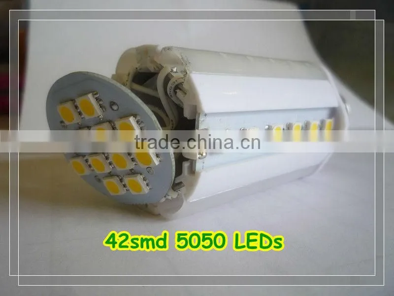 220V E27 42 LED SMD Corn Bulb 10W Warm White Lamp 230V