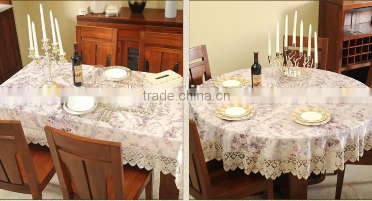 2016 hot sale Europe-style polyester jacquard table cloth for wedding banquet