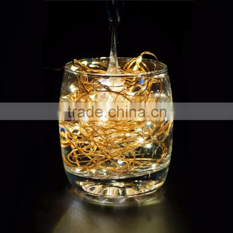 USB Operated 5V 10 Meter 100 led RGB Christmas Holiday Wedding Party Decoration Festival LED Copper Wire String Fairy Light Lamp