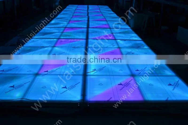 Stage floor Lighting 720pcs 10mm RGB led manufacture Dance Floor Square Light floor