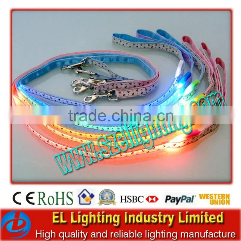 High quality Flashing pet leash