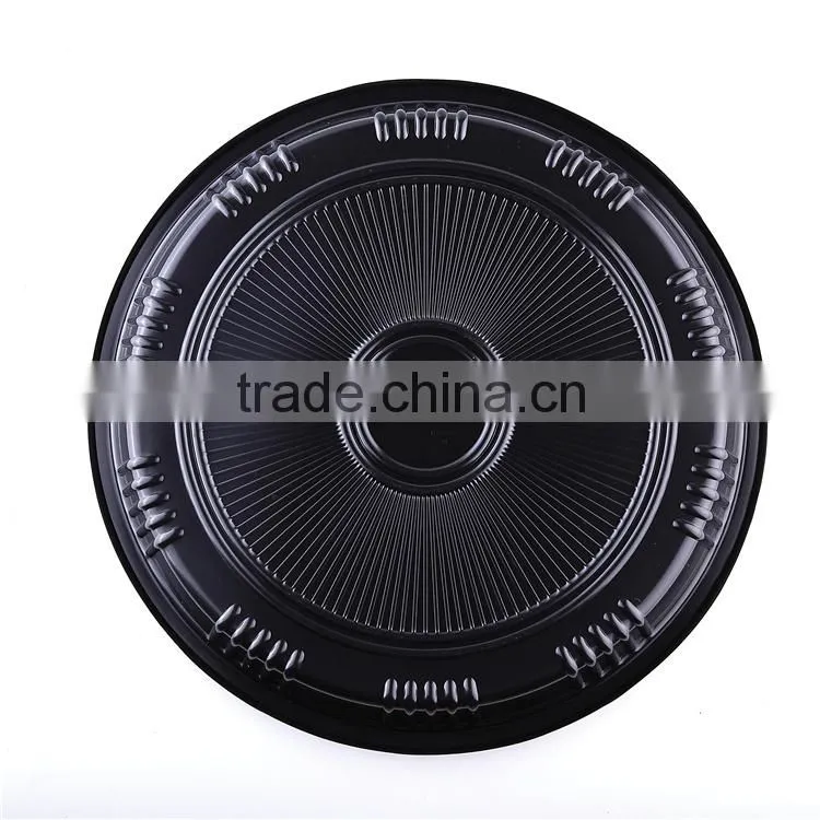 Sushi Plastic Plates with Lids Party Tray