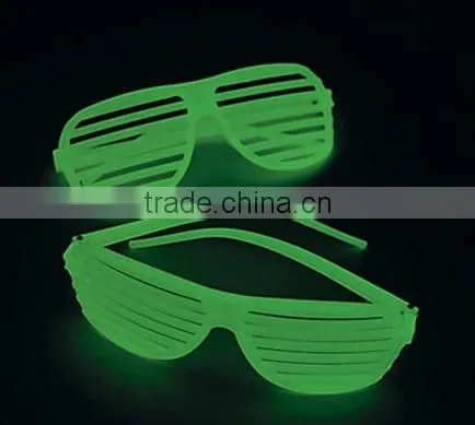 Glow-in-the-Dark Shutter Shading Glasses
