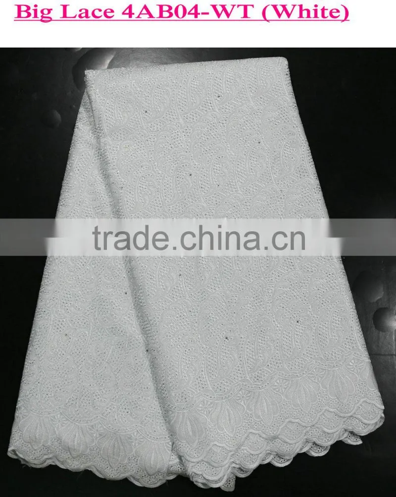 Best quality swiss lace Big heavy african voile lace for family party dress