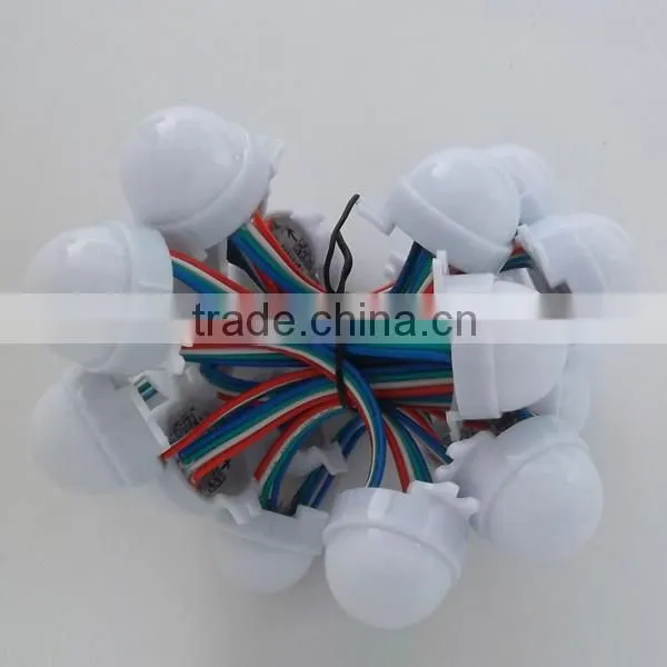 parallel connection led modules waterproof IP67 DC 12V Led pixel modules Diameter 30mm DMX512 led modules