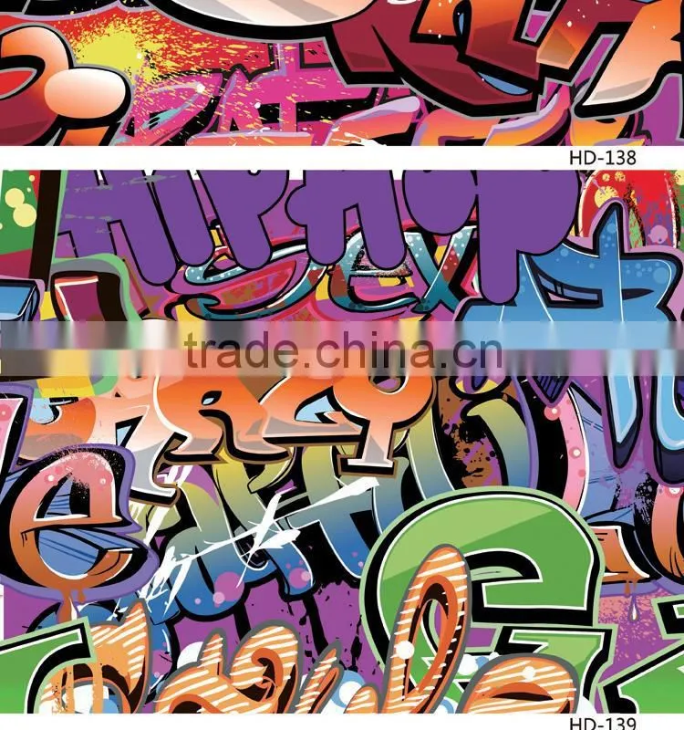 HD-138 High Definition Printing Bomb Vinyl Car Stickers 3D Car Film