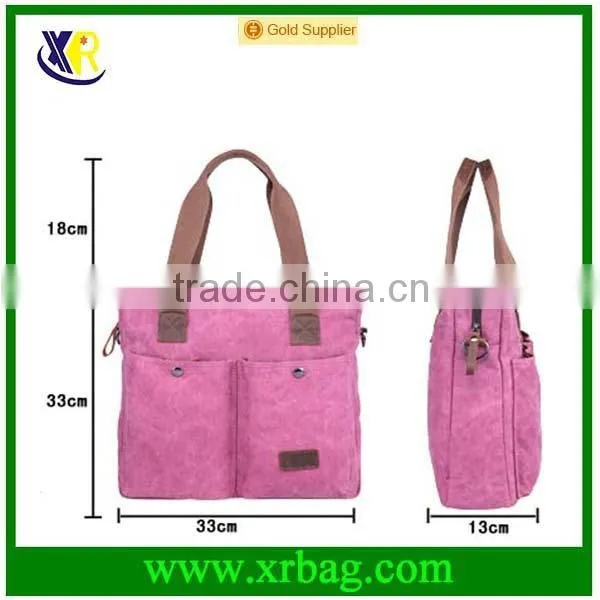 fashion women canvas handle tote bag 2015 new