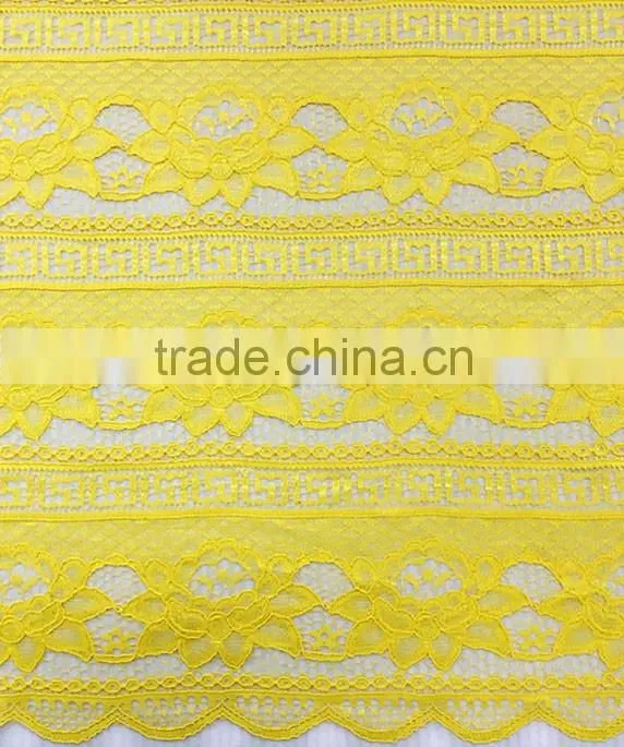 Wholesale Good Quality Polyester Strand Lace Fabric T8050