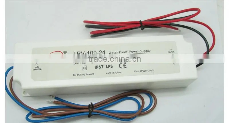 100W 36V 2.8A Constant Voltage IP 67 CE Transformer LPV-100-36