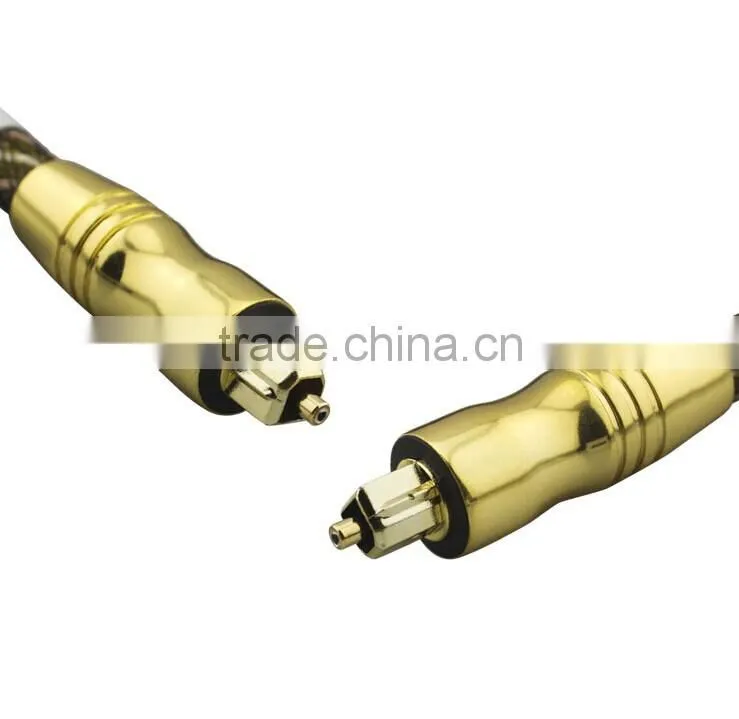 Metal TOSLink Fiber Optical Cable 5mm Lead 50cm 0.5m