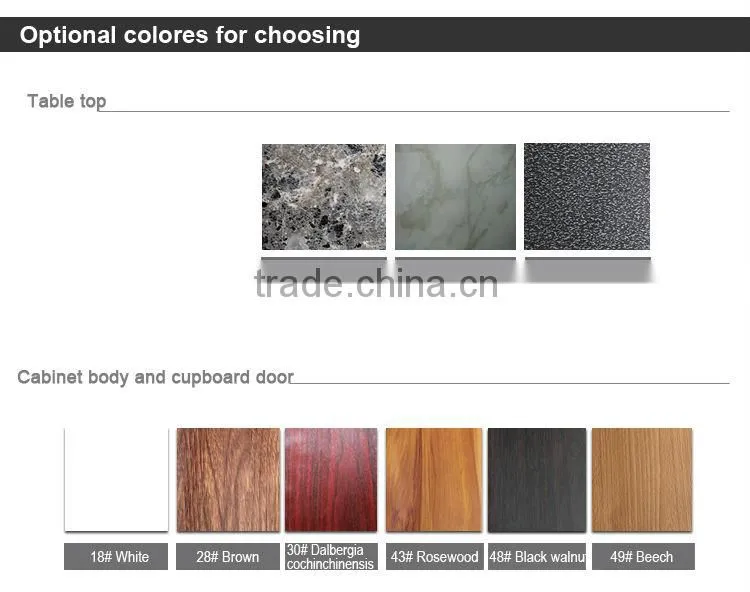 K813 flat pack and easy assemble cheap kitchen cabinets