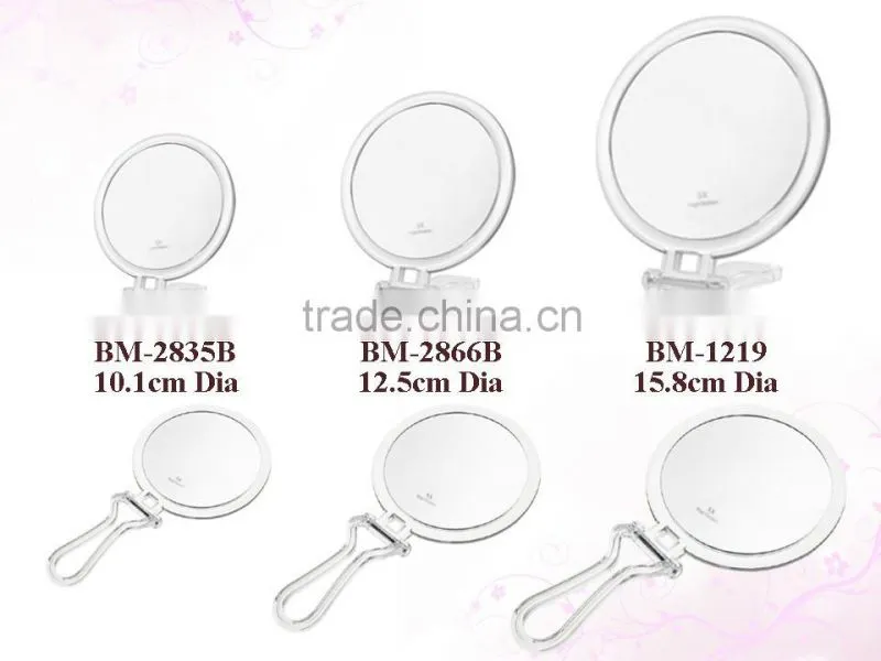 folding make up mirror hanging mirror plastic portable travel mirror