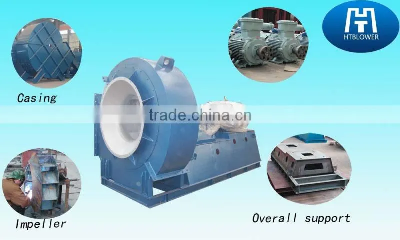 long life motor Industrial coal mill air blower