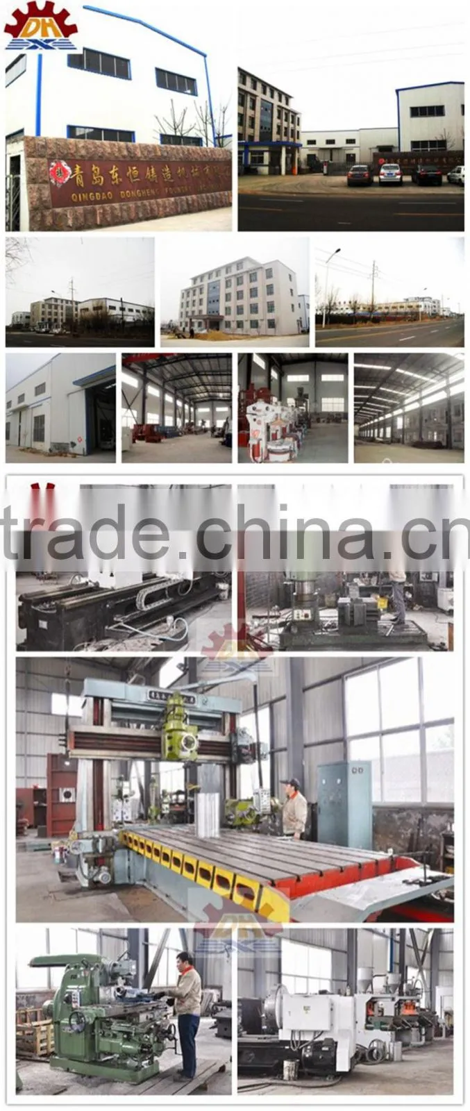 aluminum alloy industrial die casting car wheel hub/customized car wheel /gravity casting Tumblast Type Shot Blasting Machine