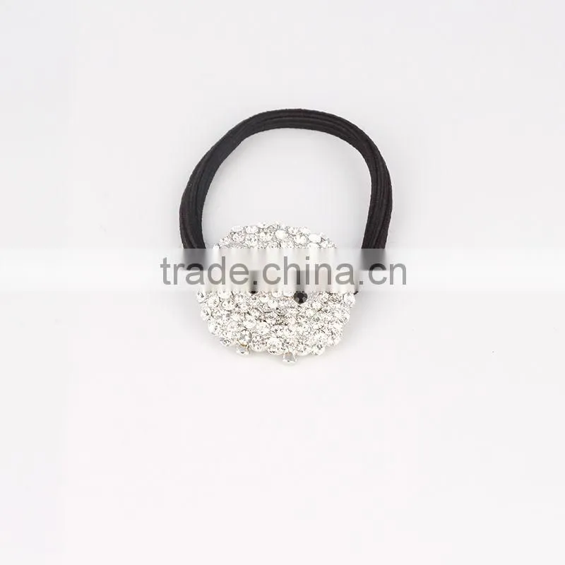Rhinestone crystal Elastic hair scrunchie ,women hair accessories