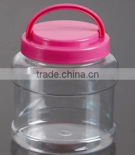 new design high quality clear storage jar seals
