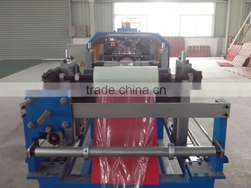 metal roof ridge cap tile roll forming machine