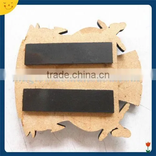Custom printing 3D shape wooden fridge magnet