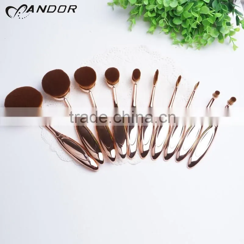 World best selling products rose gold mermaid makeup brushes make your own brand