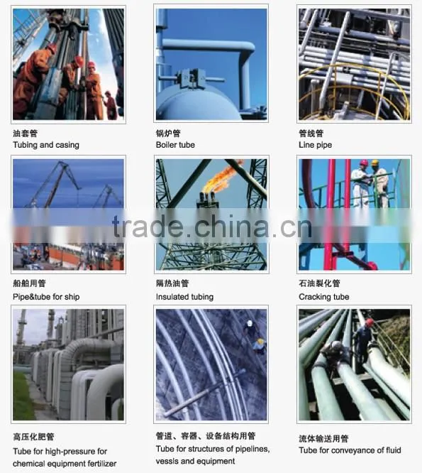 Made in China building materials round seamless steel pipe with low price