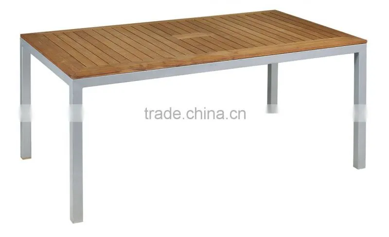 modern cheap K/D outdoor PE rattan table